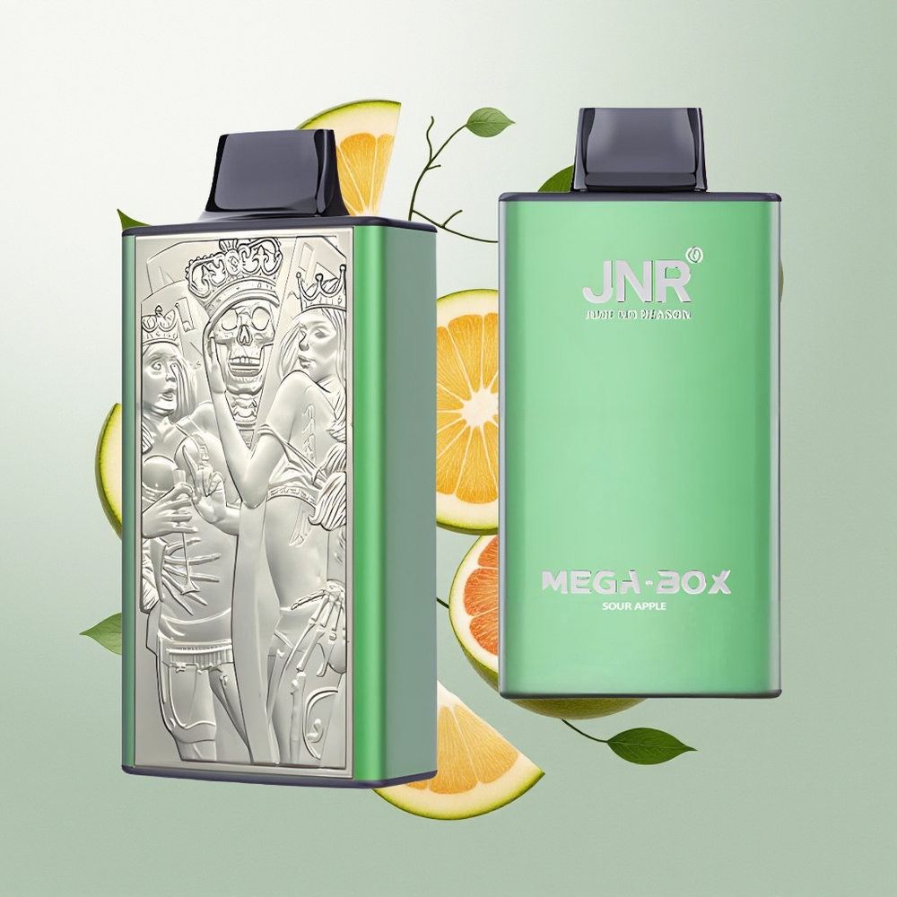 JNR Mega Box 25000 Pufova Једнократна вејп Kisela Jabuka 30ml 850mAh