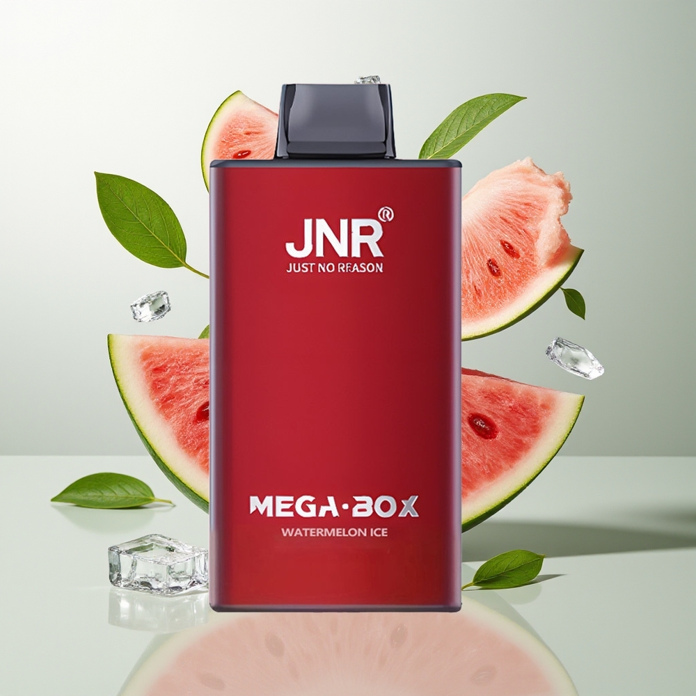 JNR Mega Box 25000 Pufova Једнократна вејп Lubenica Led 30ml Dual Mesh