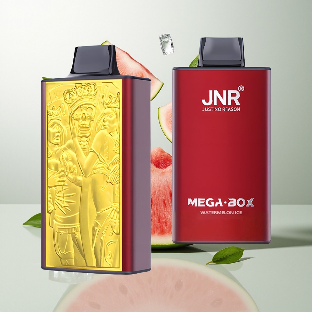 JNR Mega Box 25000 Pufova Једнократна вејп Lubenica Led 30ml Dual Mesh
