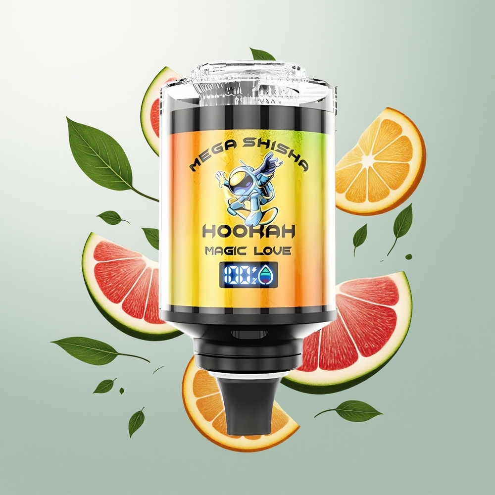 JNR Mega Shisha Hookah 100K 2200mAh Desk Magic Ljubav