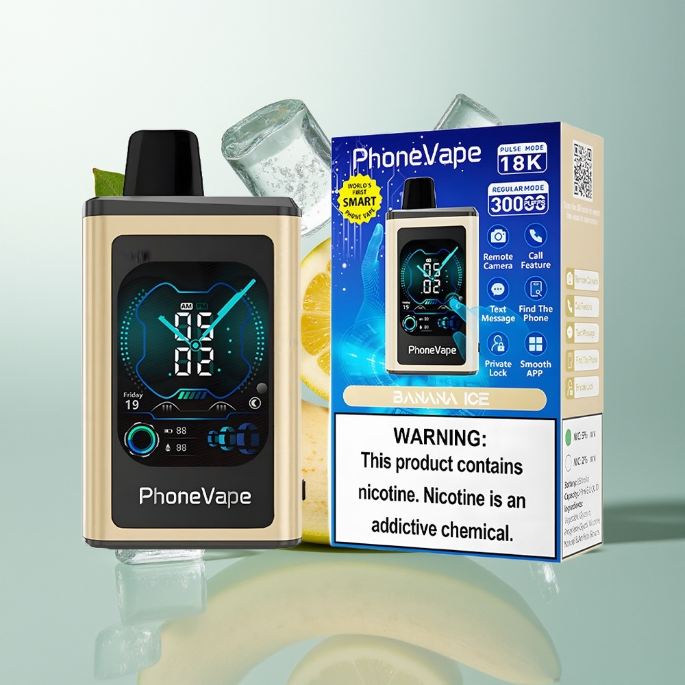 JNR PhoneVape 30000 pufova Једнократна вејп Banana Led App Control