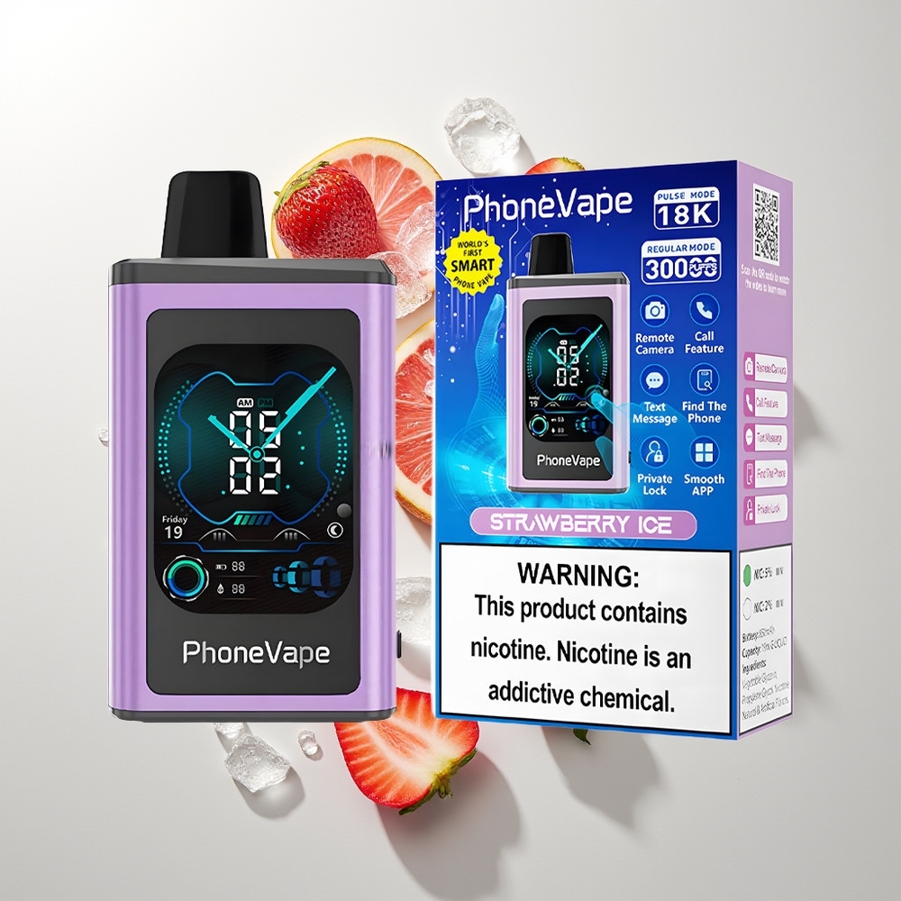 JNR PhoneVape 30000 pufova Једнократна вејп Jagoda Led 850mAh Turbo