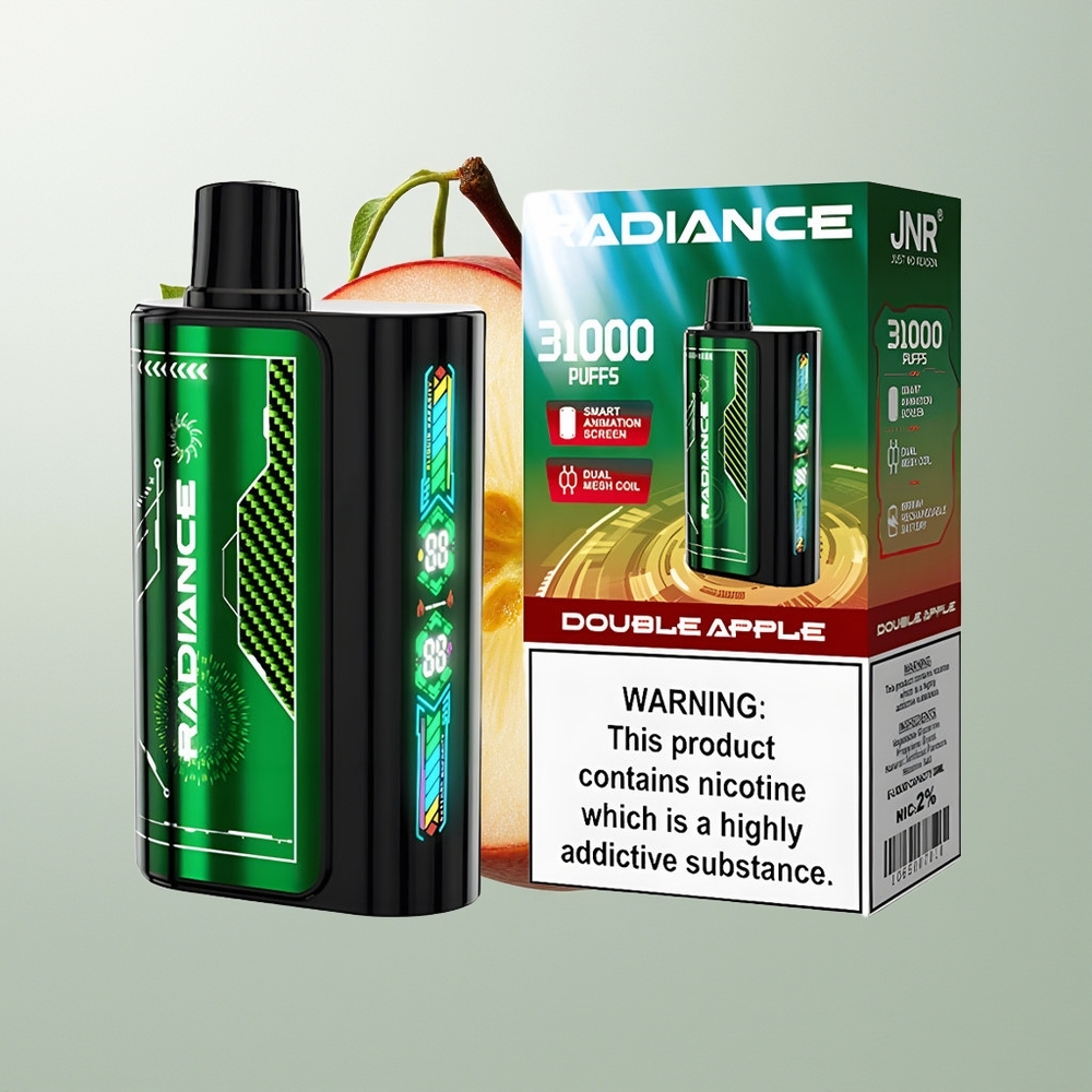 JNR Radiance 31000 Pufova Једнократна вејп Dupla Jabuka 28ml 950mAh
