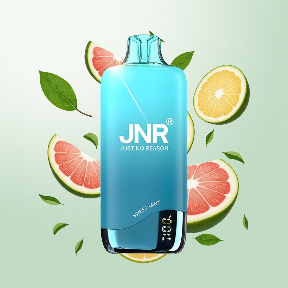 JNR Rainbow 10500 Pufova Disposalni Vape Slatka Nana 18ml 5%