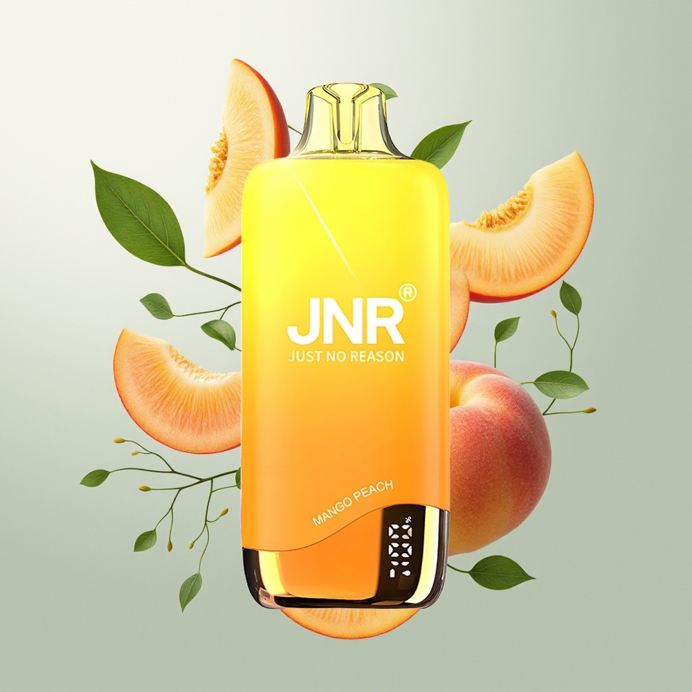 JNR Rainbow 10500 Pufova Једнократна вејп Mango Breskva 18ml 600mAh