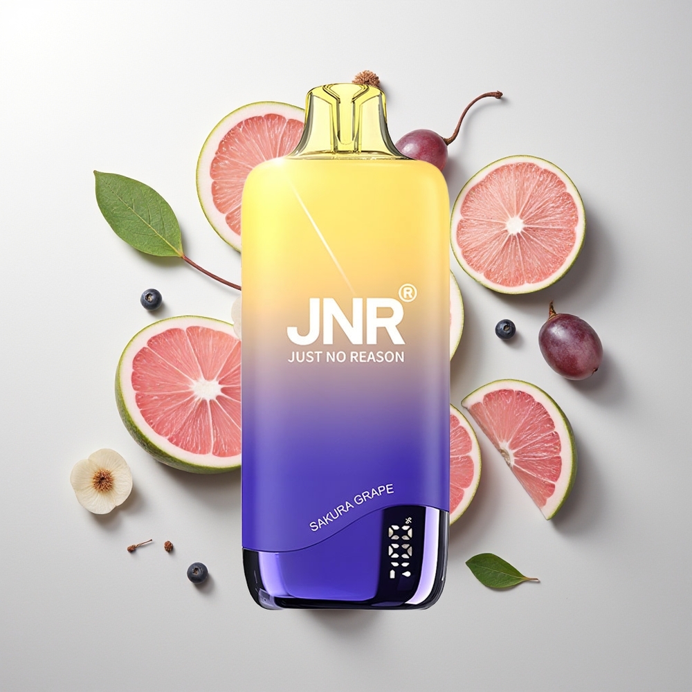 JNR Rainbow 10500 Pufova Једнократна вејп Sakura Grožđe 18ml 0.8ohm
