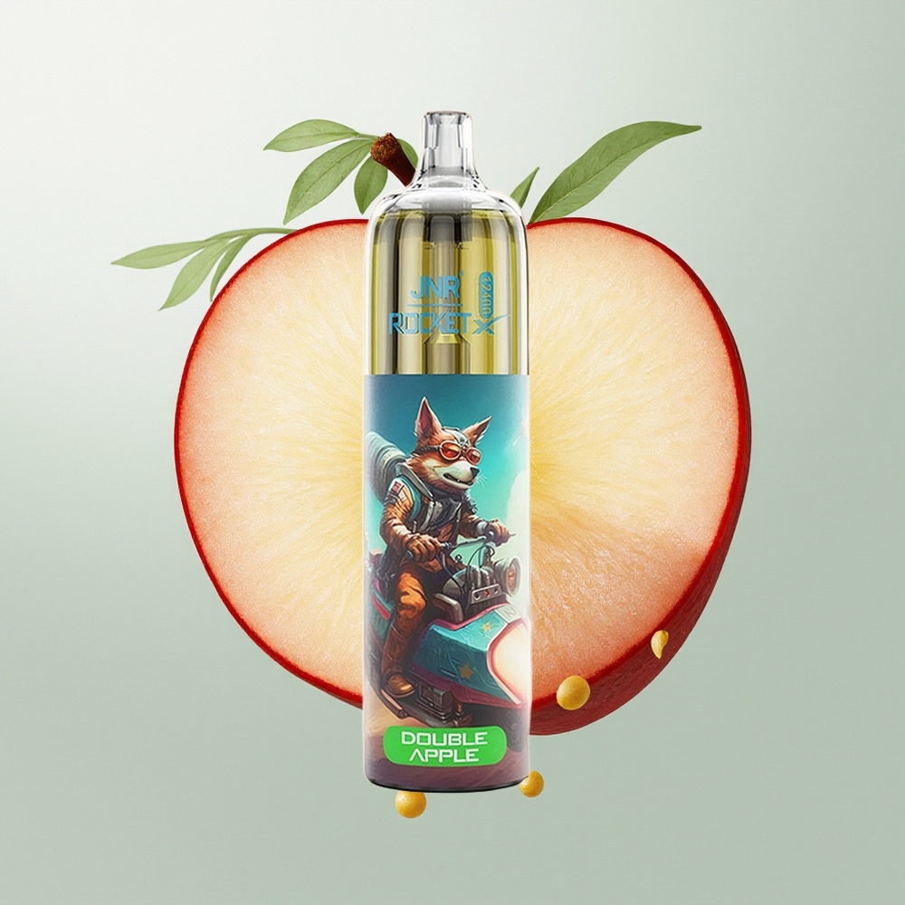 JNR Rocket-X 12400 Pufova Једнократна вејп Dvostruka Jabuka RGB i 850mAh