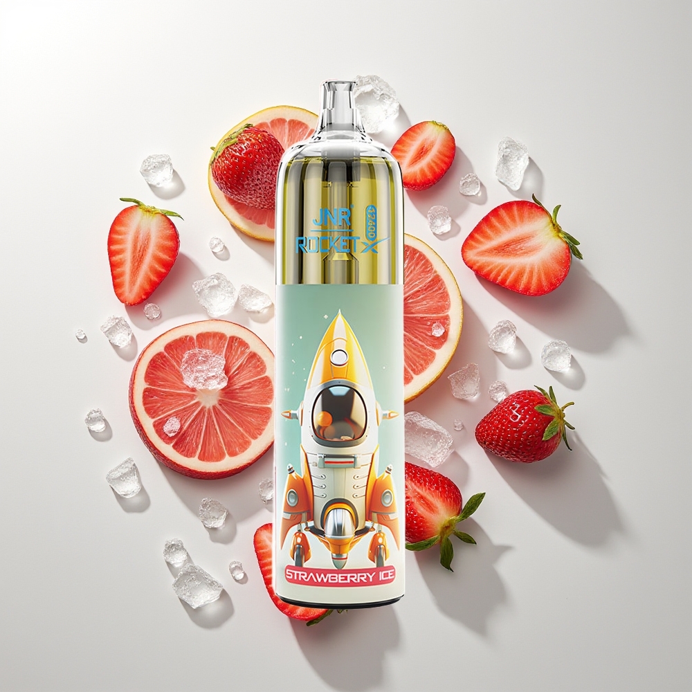 JNR Rocket-X 12400 Pufova Једнократна вејп Jagoda Led 25ml Tip-C