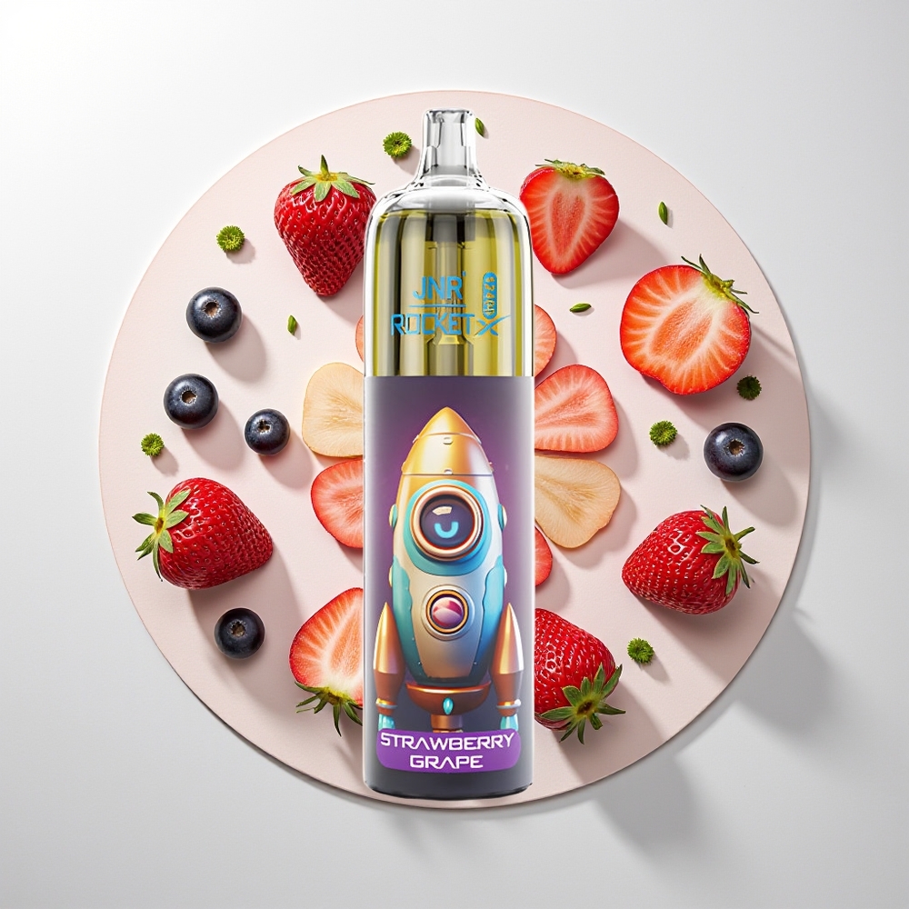 JNR Rocket-X 12400 Pufova Jednokratna Vape Jagoda Grožđe Mesh Coil Type-C