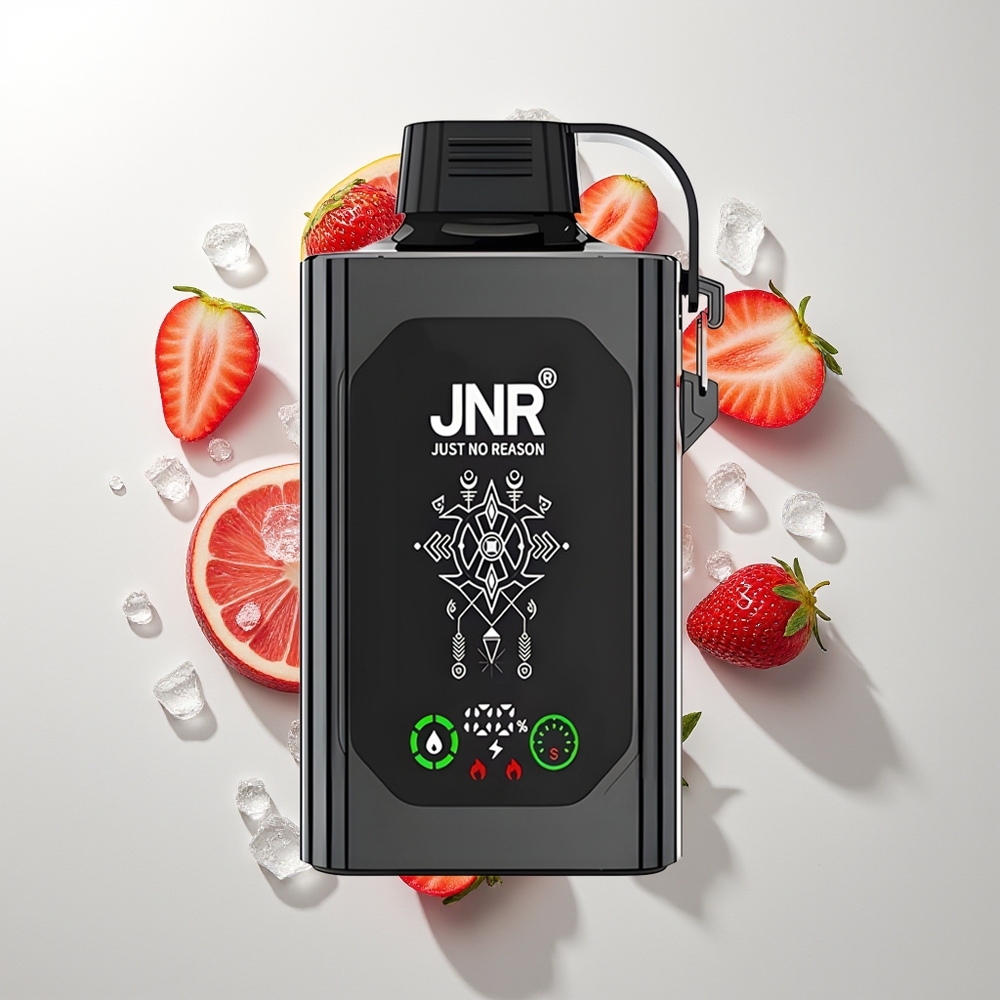 JNR Shisha Hookah Box 20500 Puffs Dual Mesh Jagoda Led Једнократна вејп
