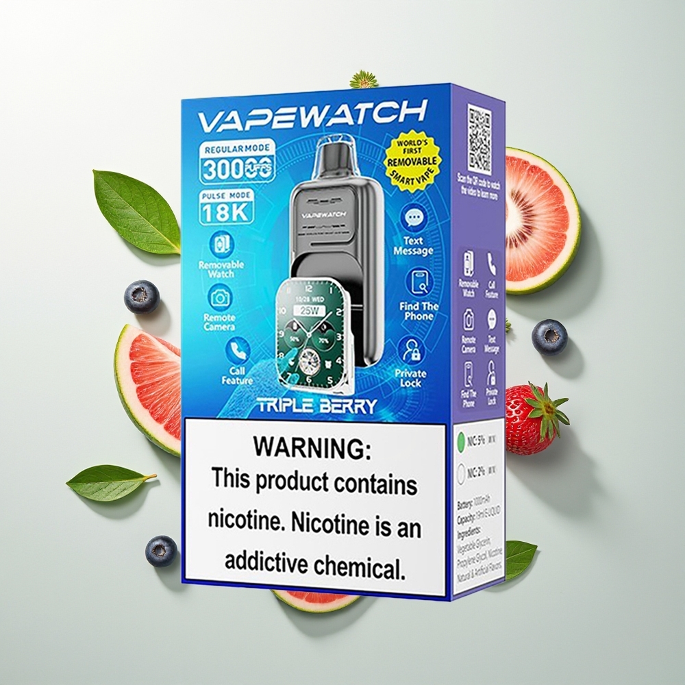 JNR VapeWatch 30000 Pufova Trostruka Bobica 1000mAh Type-C