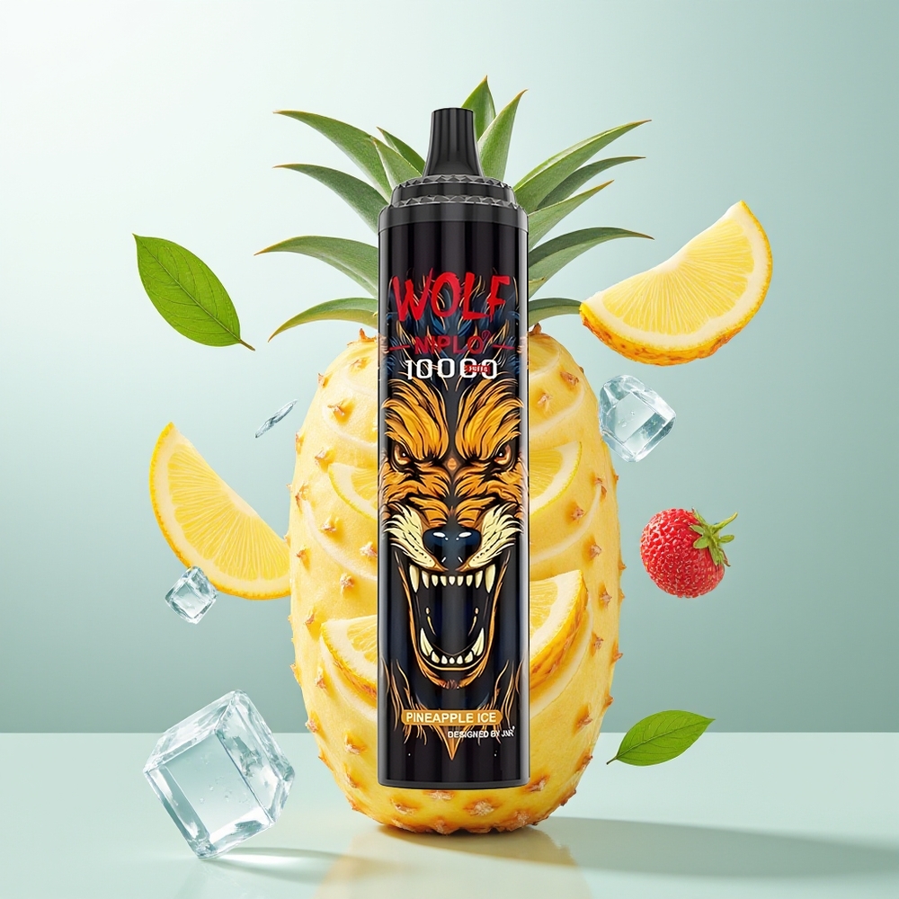 JNR Wolf Niplo 10000 Puffs Ananas Led Mesh Coil Type-C