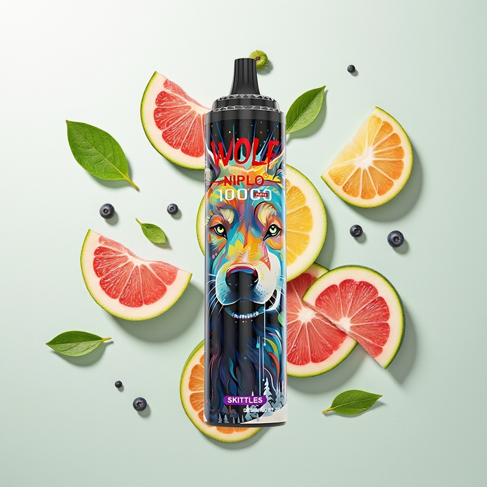 JNR Wolf Niplo 10000 Pufova Skittles 20ml Type-C