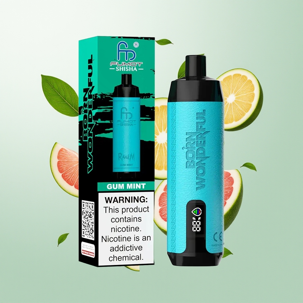 RandM Fumot Shisha 10000 Puffs Једнократна вејп Bubamint (18ml, 850mAh)