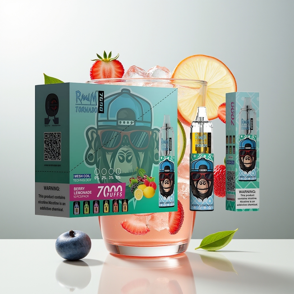 RandM Fumot Tornado 7000 Pufova Jagoda Limunada 14ML Mesh