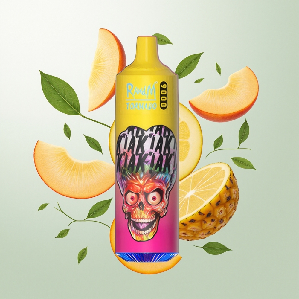 RandM Fumot Tornado 9000 Pufova Breskva Ananas Mango 850 mAh Mesh