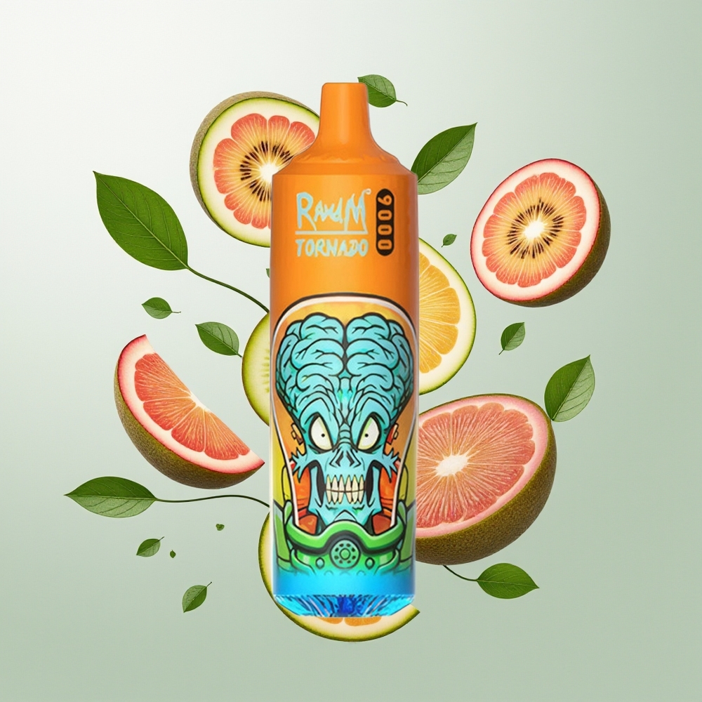 RandM Fumot Tornado 9000 Pufova Kiwi Pasiflora Guava 18mL Mesh