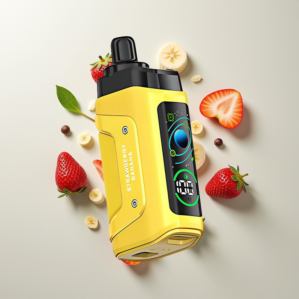 Razz Bar 45000 Pufova Једнократна вејп Jagoda Banana 1.0 Ohm Mesh Coil