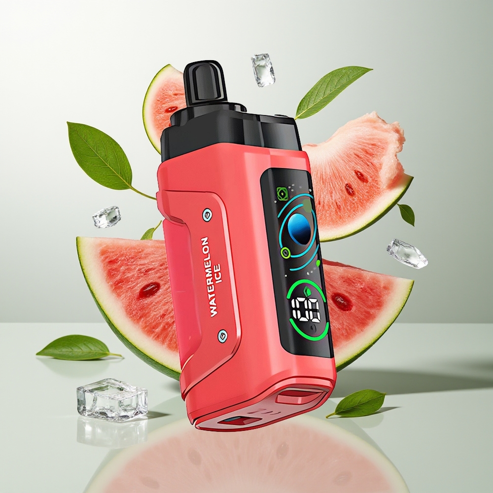 Razz Bar 45000 Pufova Једнократна вејп Lubenica Led+1.0 Ohm Mesh Coil