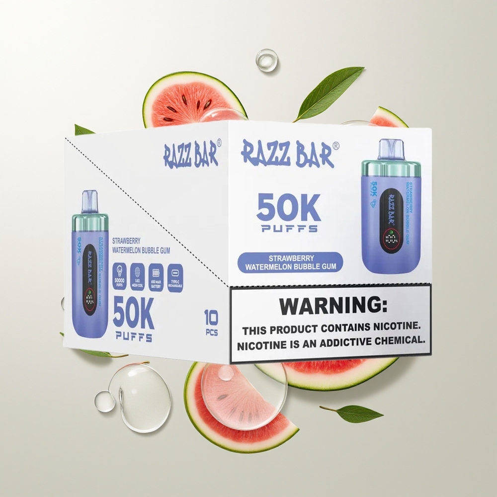Razz Bar 50K 1.0 Ohm Jagoda Lubenica Balon Žvaka