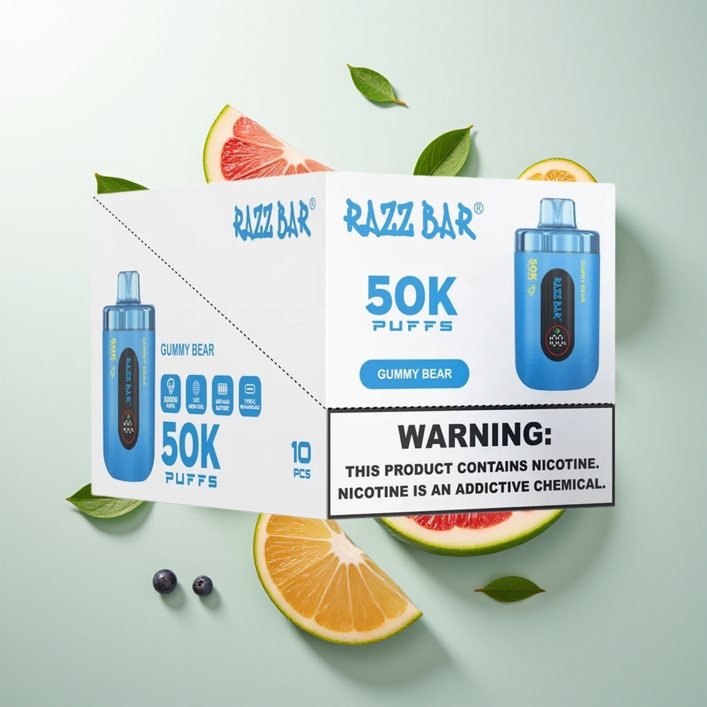 Razz Bar 50K Gumeni Med Type-C 2% Nikotin