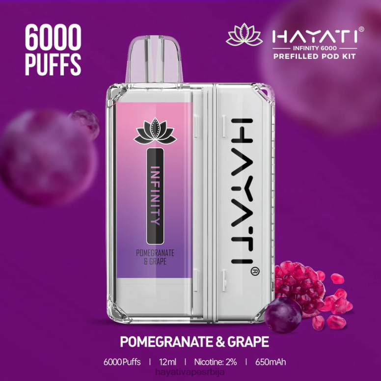 Hayati Infinity 6000 комплета махуна 84XDP156 нар и грожђе - Hayati Belgrade
