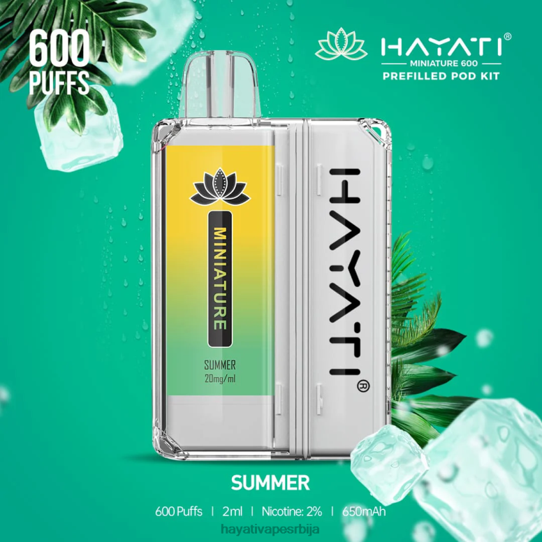 Hayati Miniature 600 комплета махуна 84XDP48 лето - Hayati Flavour Vapes