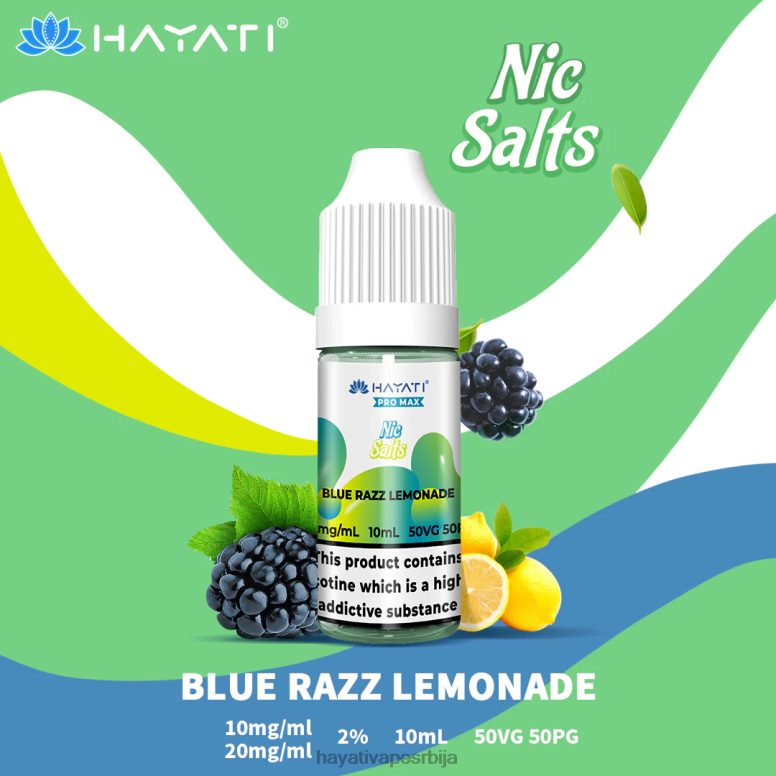 Hayati Pro Max ник соли 84XDP232 плава разз лимунада - Hayati Vape Flavours