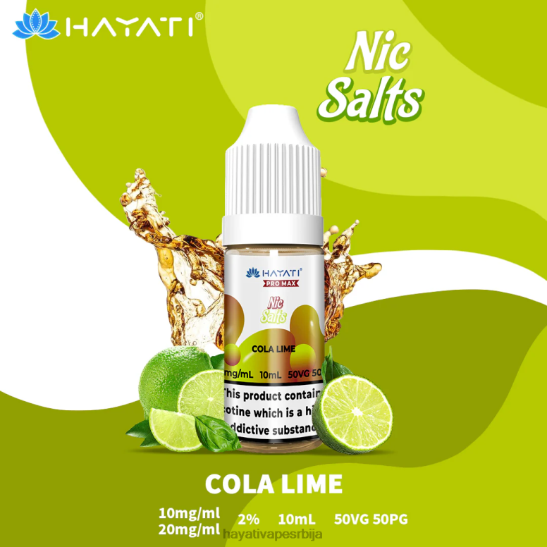Hayati Pro Max ник соли 84XDP237 кола лимете - Hayati Flavour List