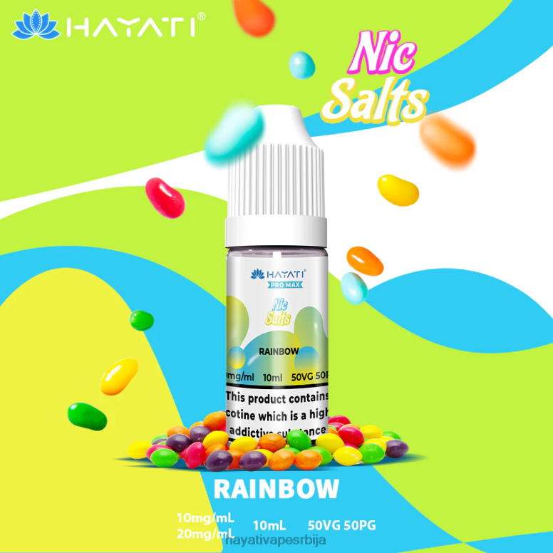 Hayati Pro Max ник соли 84XDP252 дуга - Hayati Vape Flavours