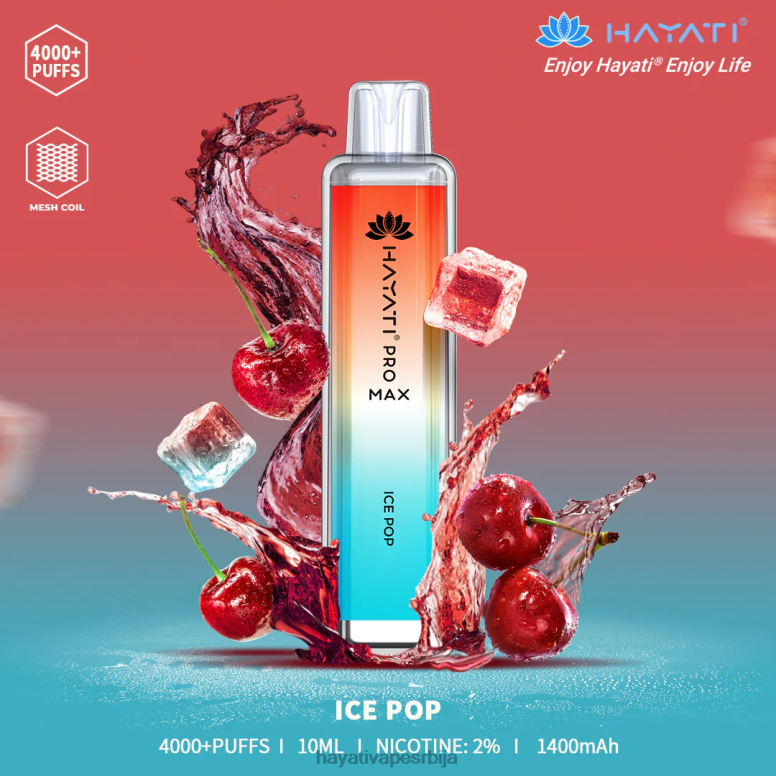 Hayati Pro Max за једнократну употребу 84XDP107 ице поп - Hayati Flavour List