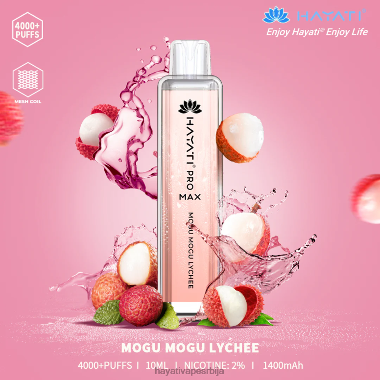 Hayati Pro Max за једнократну употребу 84XDP112 могу личи - Hayati Vape Flavours