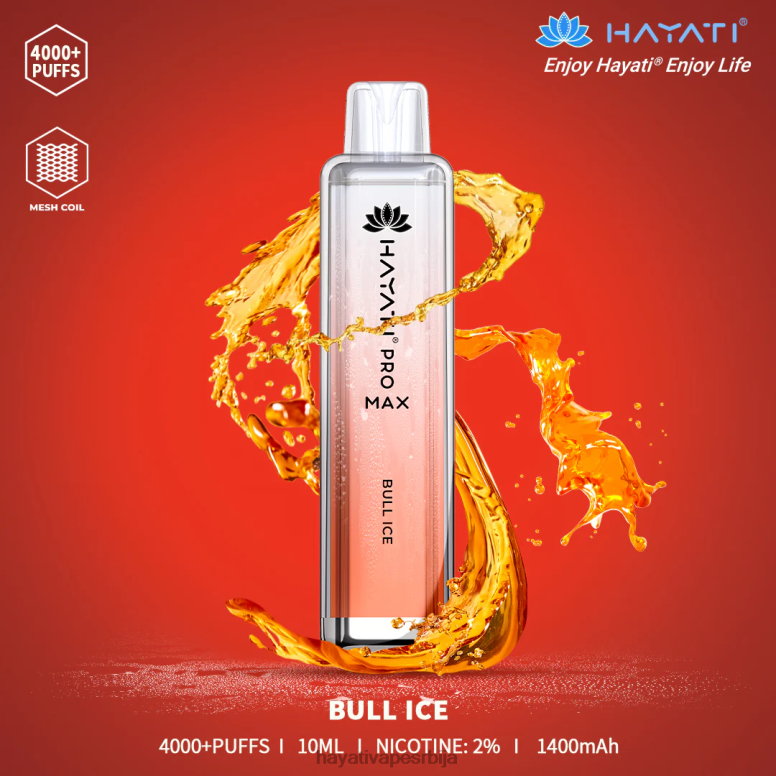 Hayati Pro Max за једнократну употребу 84XDP132 биков лед - Hayati Vape Flavours