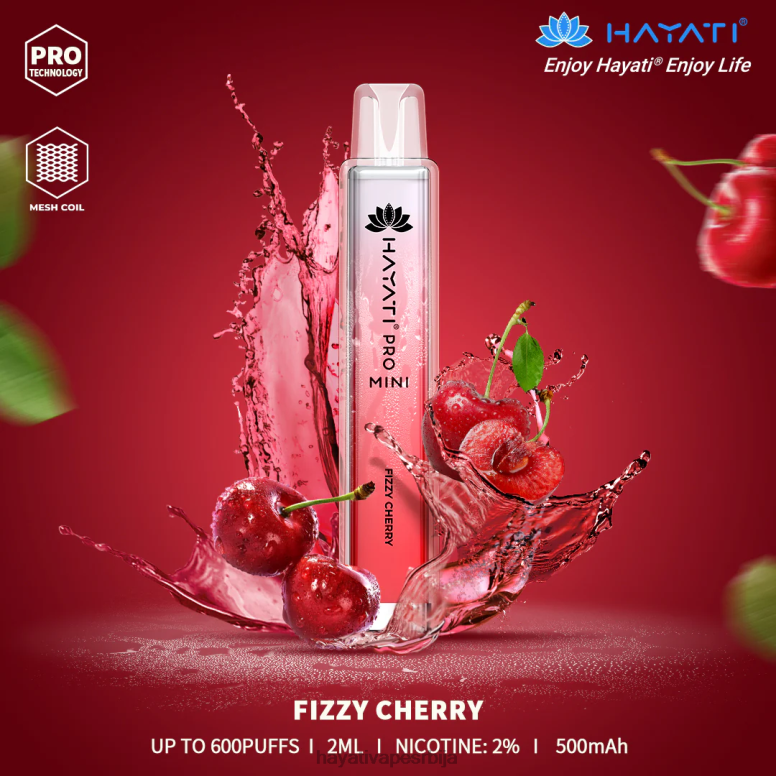 Hayati Pro Mini за једнократну употребу 84XDP9 газирана трешња - Hayati Vapes Wholesale